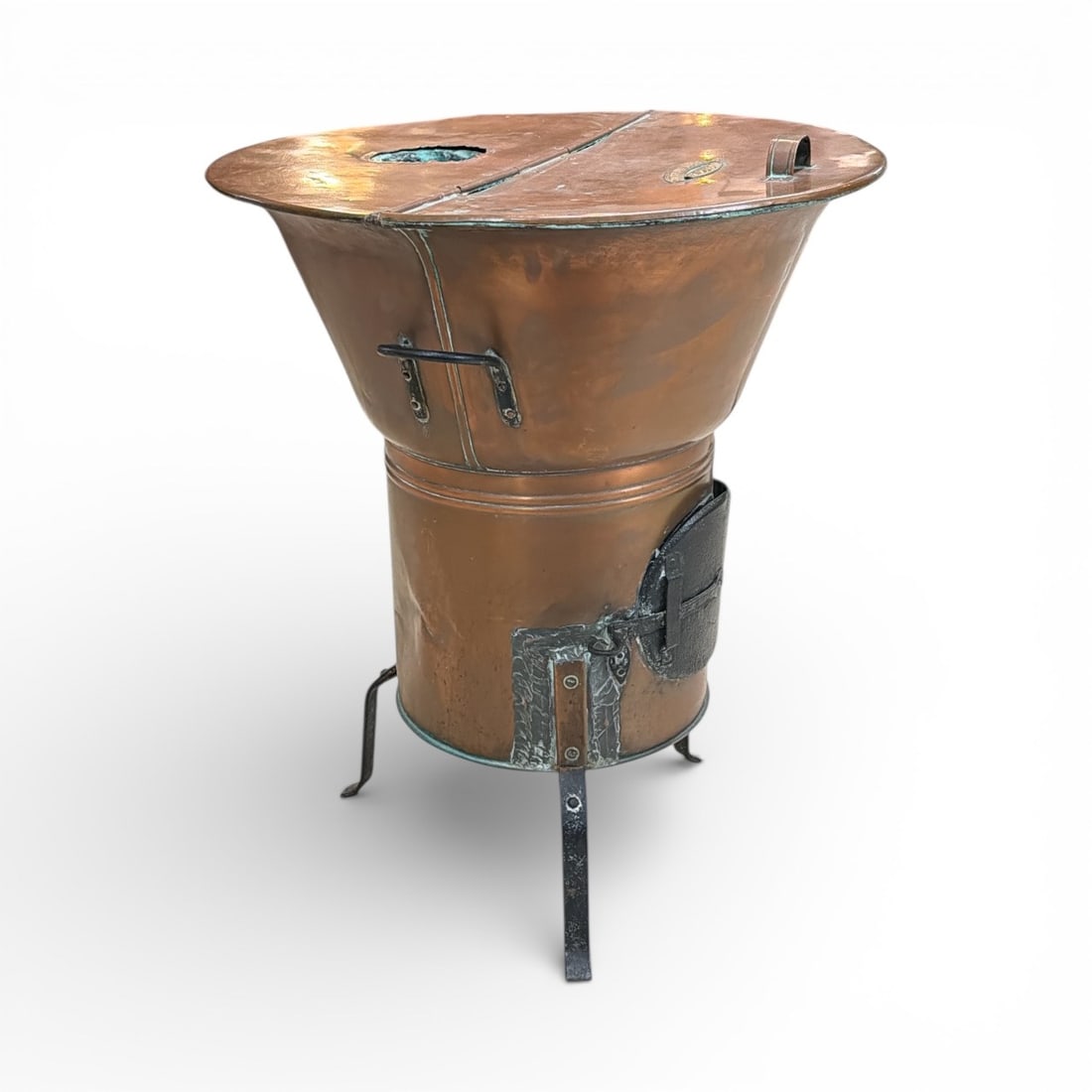 French 19th C. "Lessiveuse" Copper Washing Machine - 6