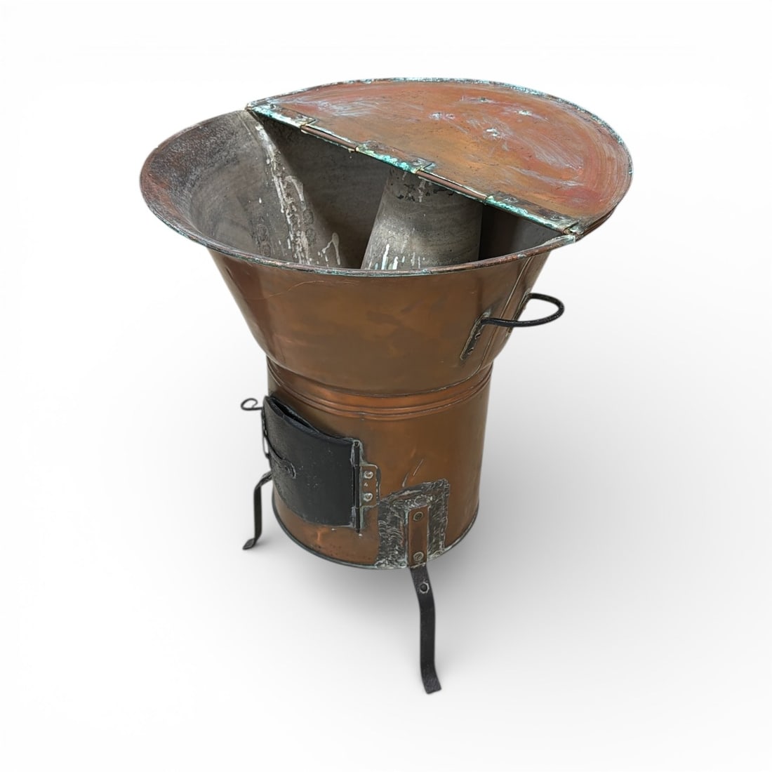 French 19th C. "Lessiveuse" Copper Washing Machine - 8