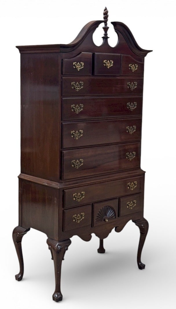 Chippendale Style Highboy Chest (1 of 6)