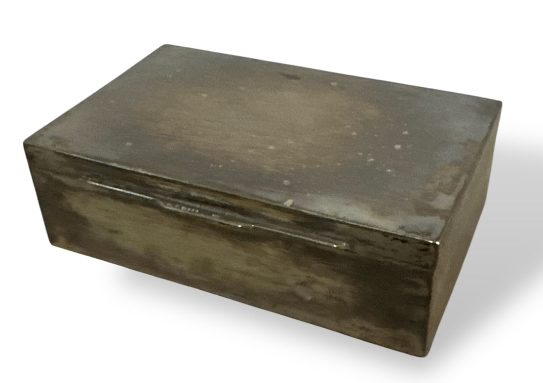 An 800 SILVER Jewelry Dresser Box Circa, Early to Mid 20th C. (1 of 7)