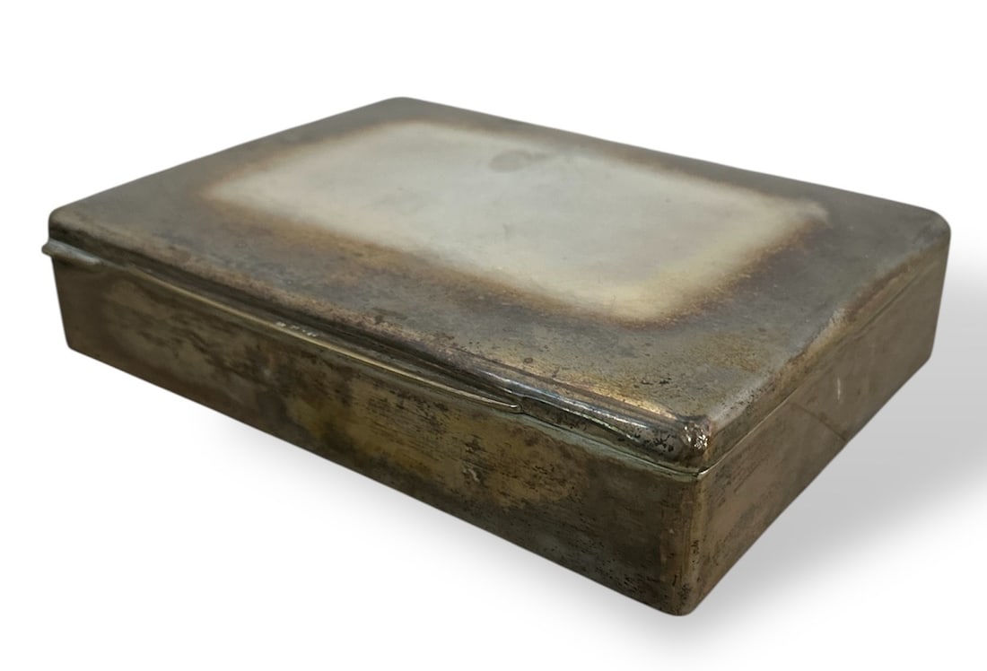 An 800 SILVER Jewelry Dresser Box Circa, Early to Mid 20th C. (1 of 7)