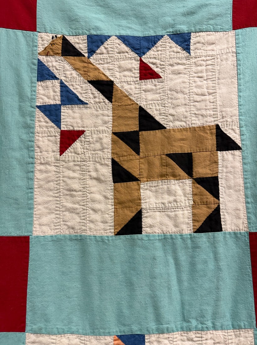 Vintage Childrens Circus Patchwork Quilt - 6