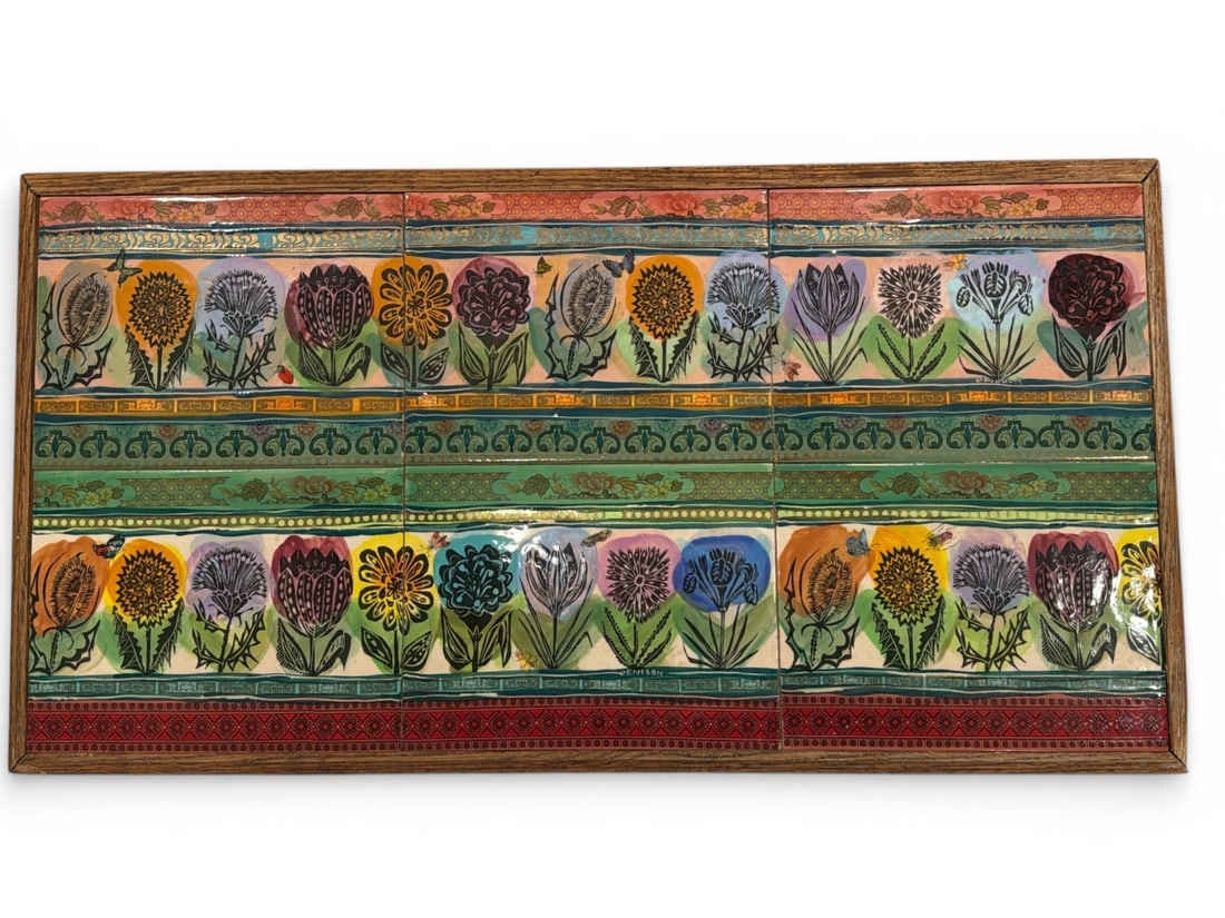 Exceptional Artisan Tile Art signed DENISON (1 of 5)