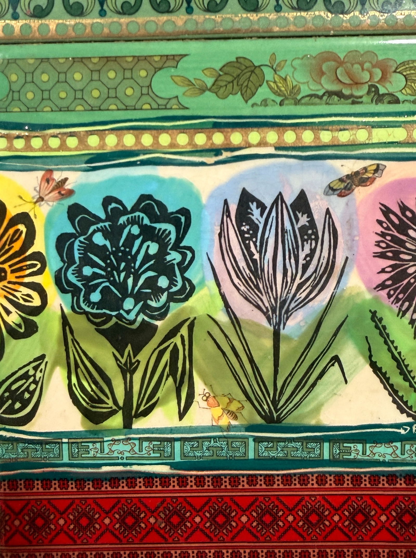 Exceptional Artisan Tile Art signed DENISON - 4