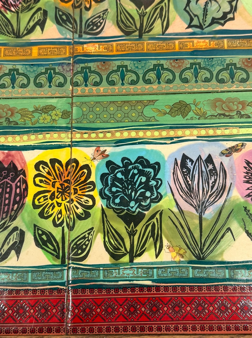 Exceptional Artisan Tile Art signed DENISON - 5