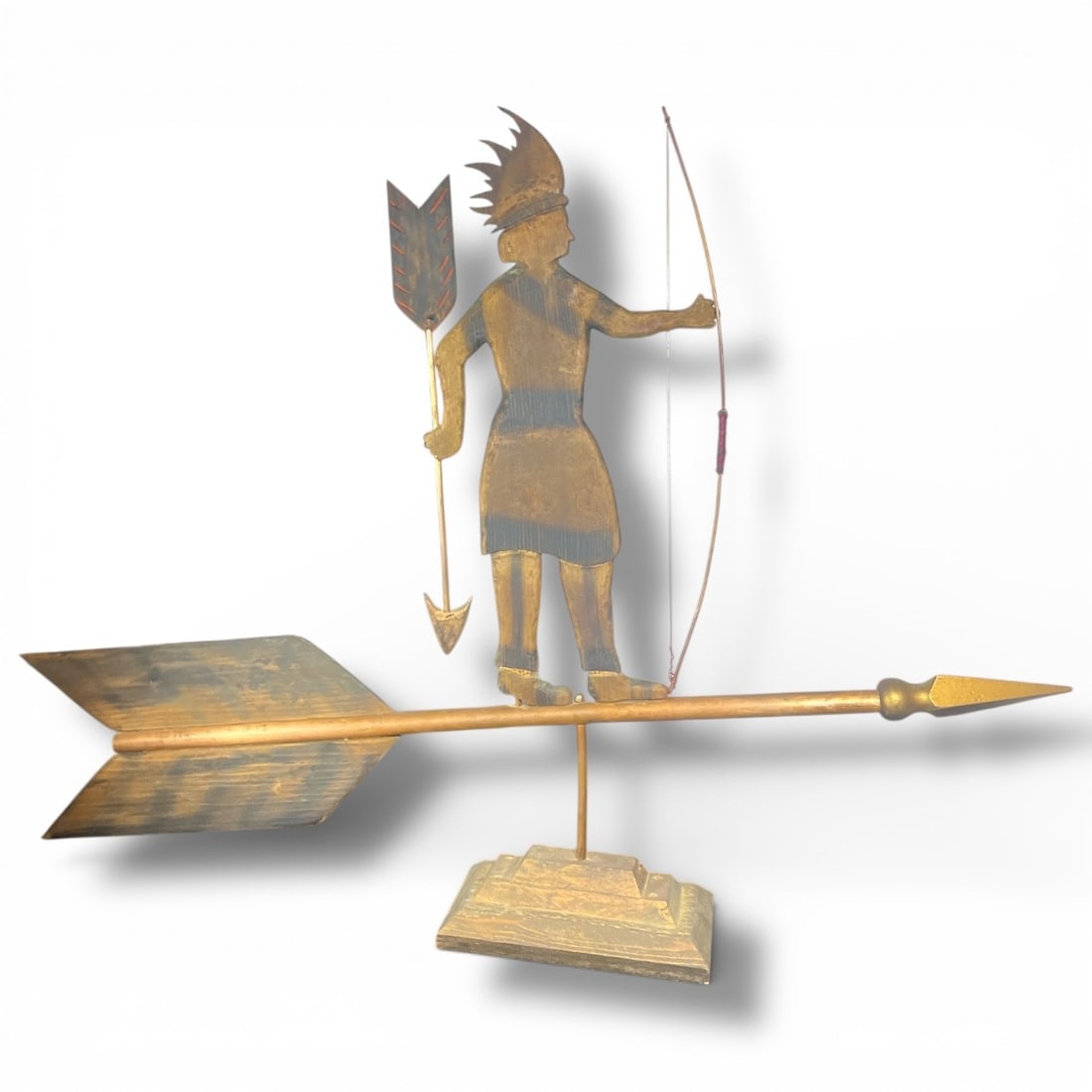 Folk Art Native American Form Weathervane, STEVE HAZLETT (1 of 3)