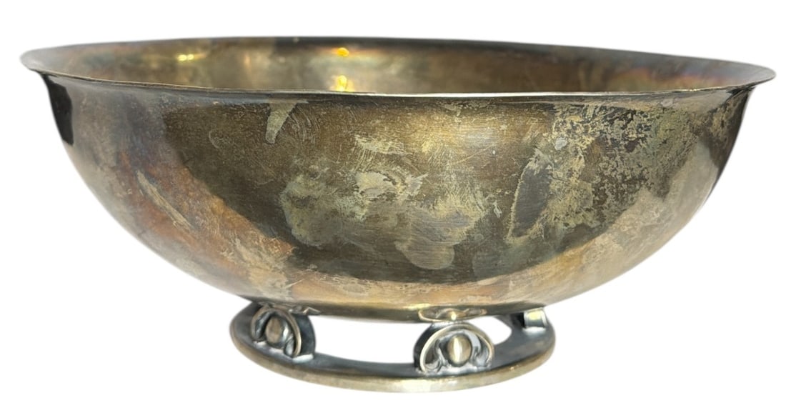 JOEL F. HEWES (1869-1952) Sterling Silver Centerpiece Bowl, 2.5 Pounds (1 of 5)