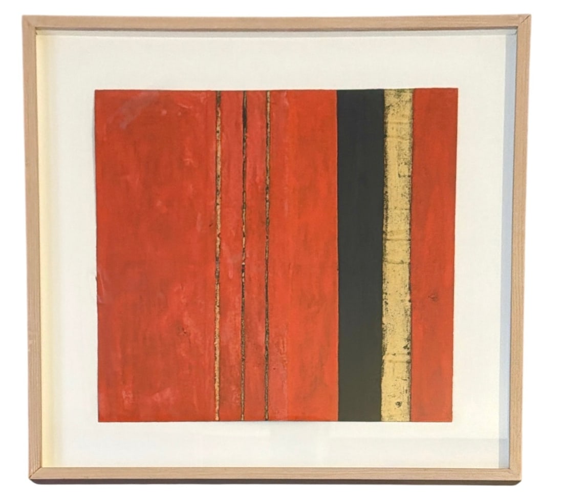 JIM BRUSS (American, b. 1944) Mixed Media Painting (1 of 5)