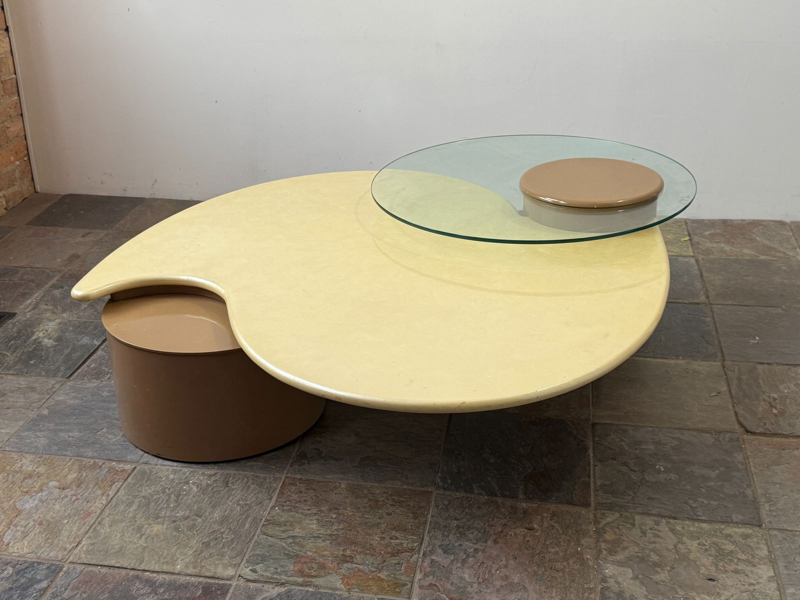 ROGER ROUGIER Post Modern Layered Coffee Table - 7