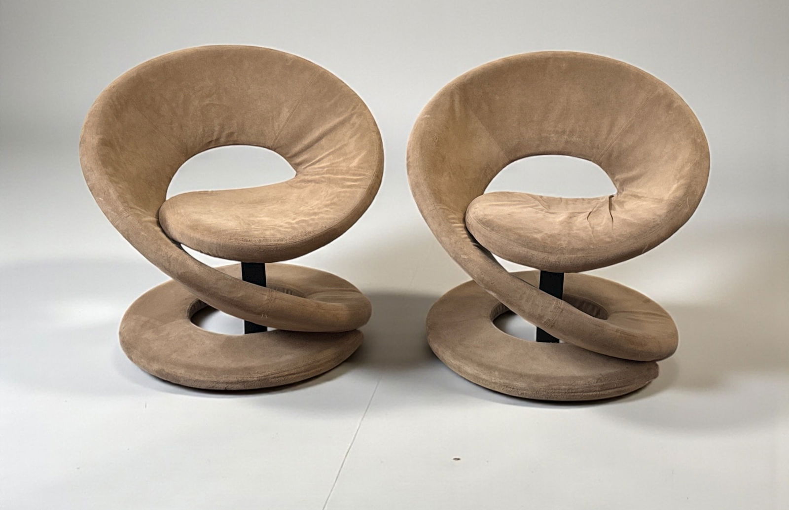LOUIS DUROT for JAYMAR Spiral Spring Chair, Pair (1 of 5)