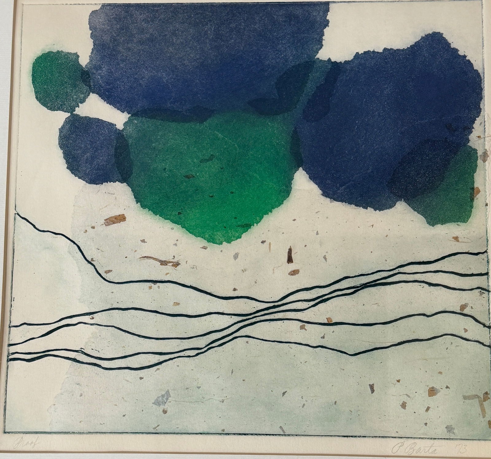 1973 P. BARTA Signed Mixed Media - 3