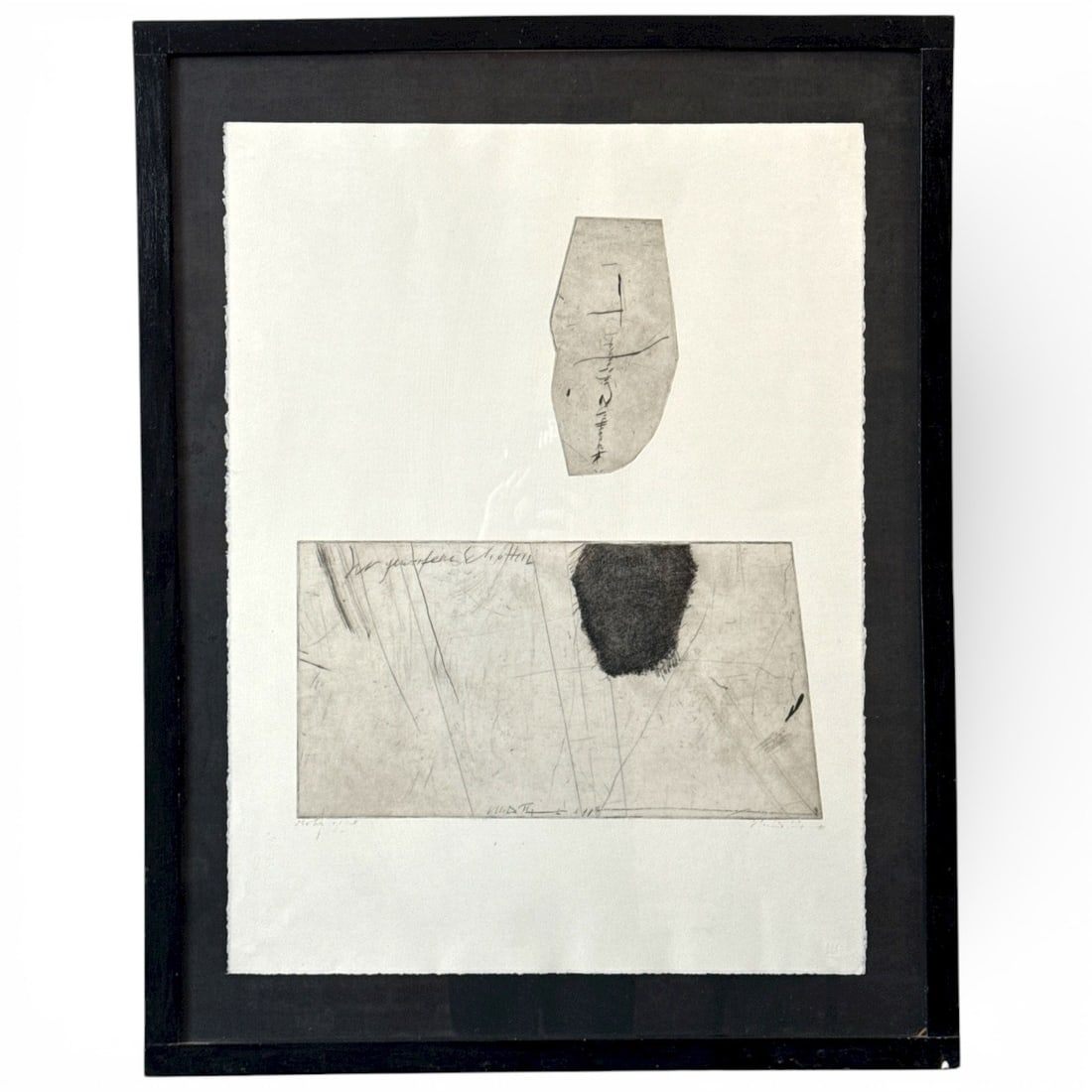 Brutalist Signed Engraving, E. THIEME (1 of 9)