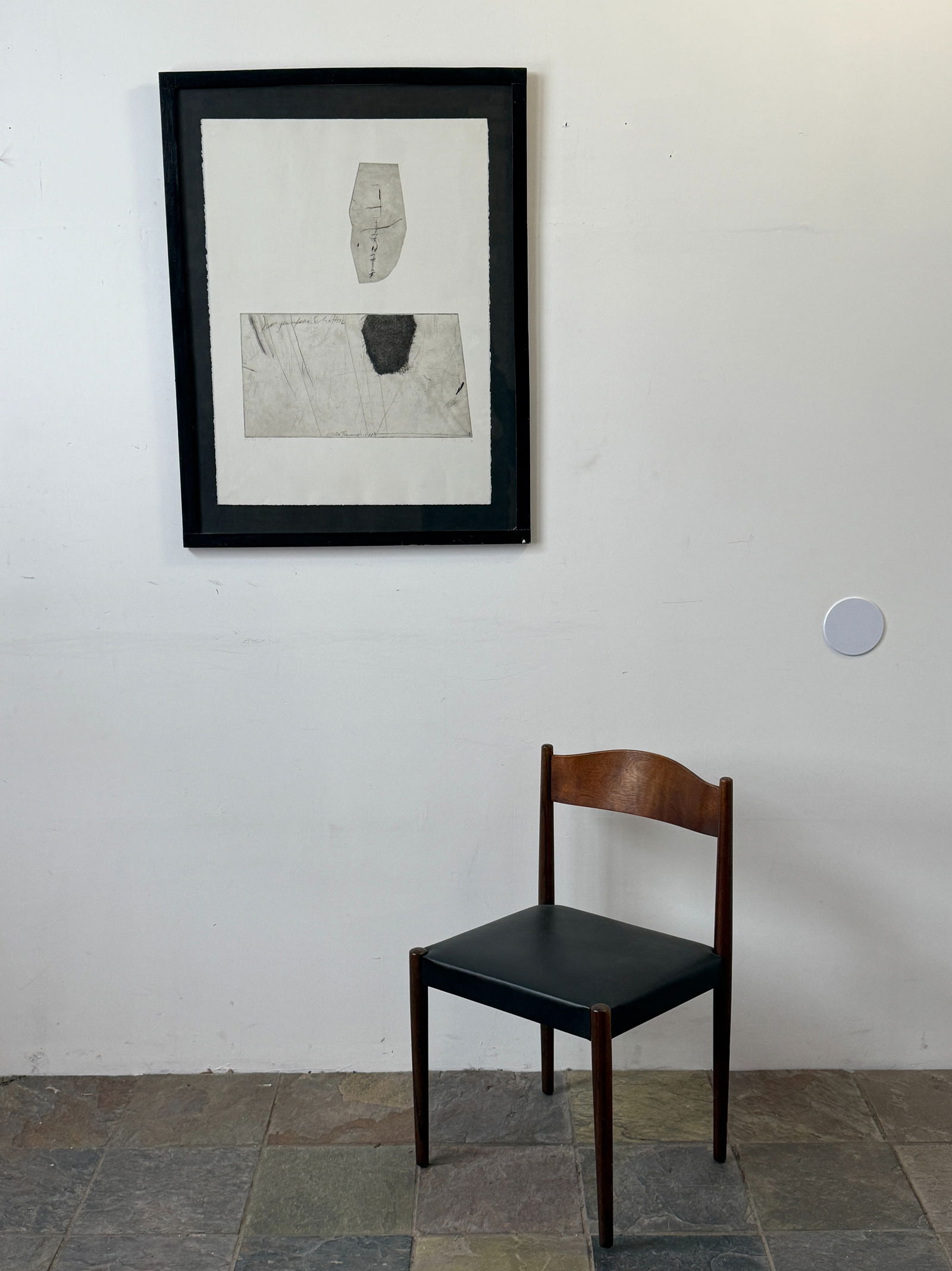 Brutalist Signed Engraving, E. THIEME - 2