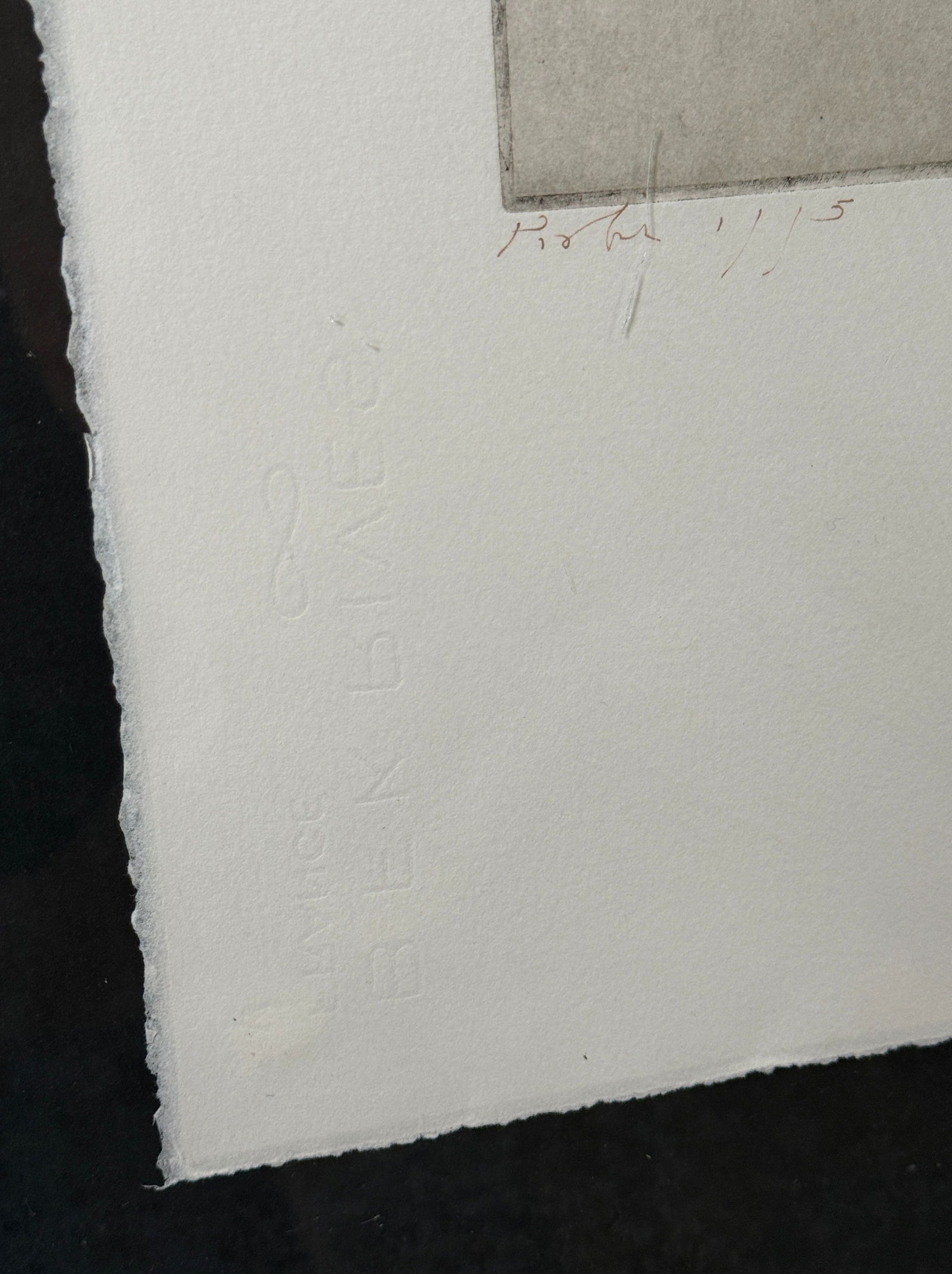 Brutalist Signed Engraving, E. THIEME - 6