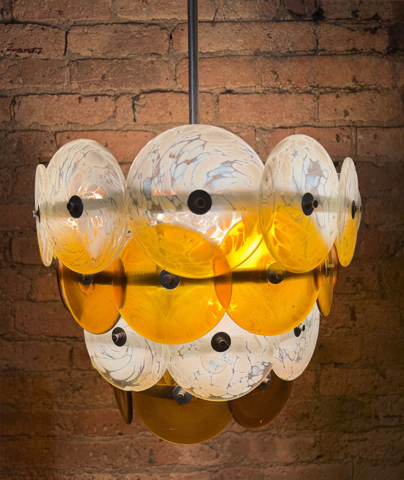 Mid Century MURANO Pendant Light, IMO VISTOSI (1 of 6)