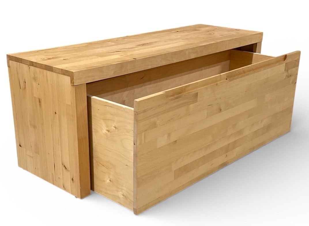 Sleek Modernist Storage Bench - 2