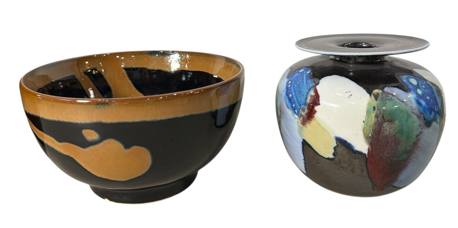 Four Studio Pottery Vessels - 3