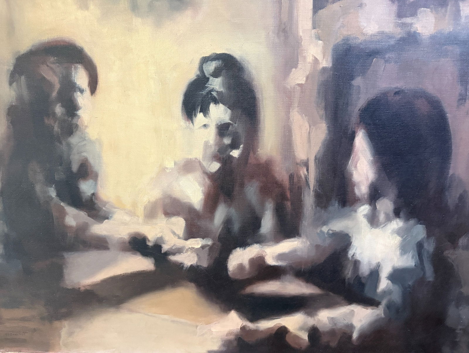 ROBERT APPEL "The Yes Yes Board" Oil Painting (1 of 5)