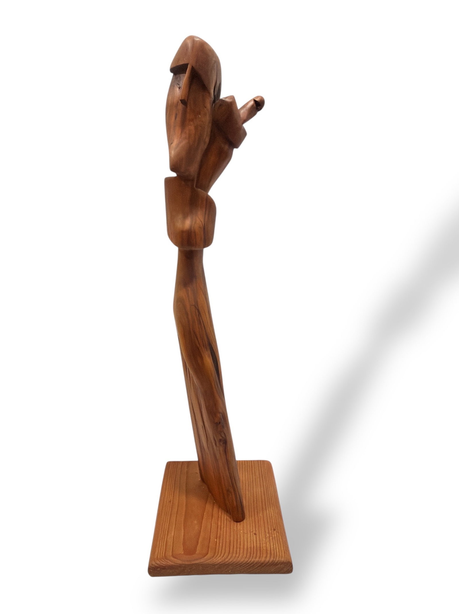 Mid Century Carved Wood Sculpture (1 of 5)