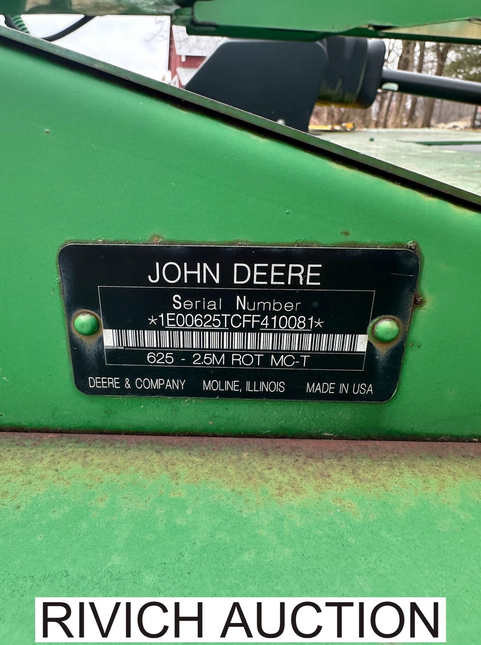 John Deere 625 Mower Conditioner, 2015 - 8