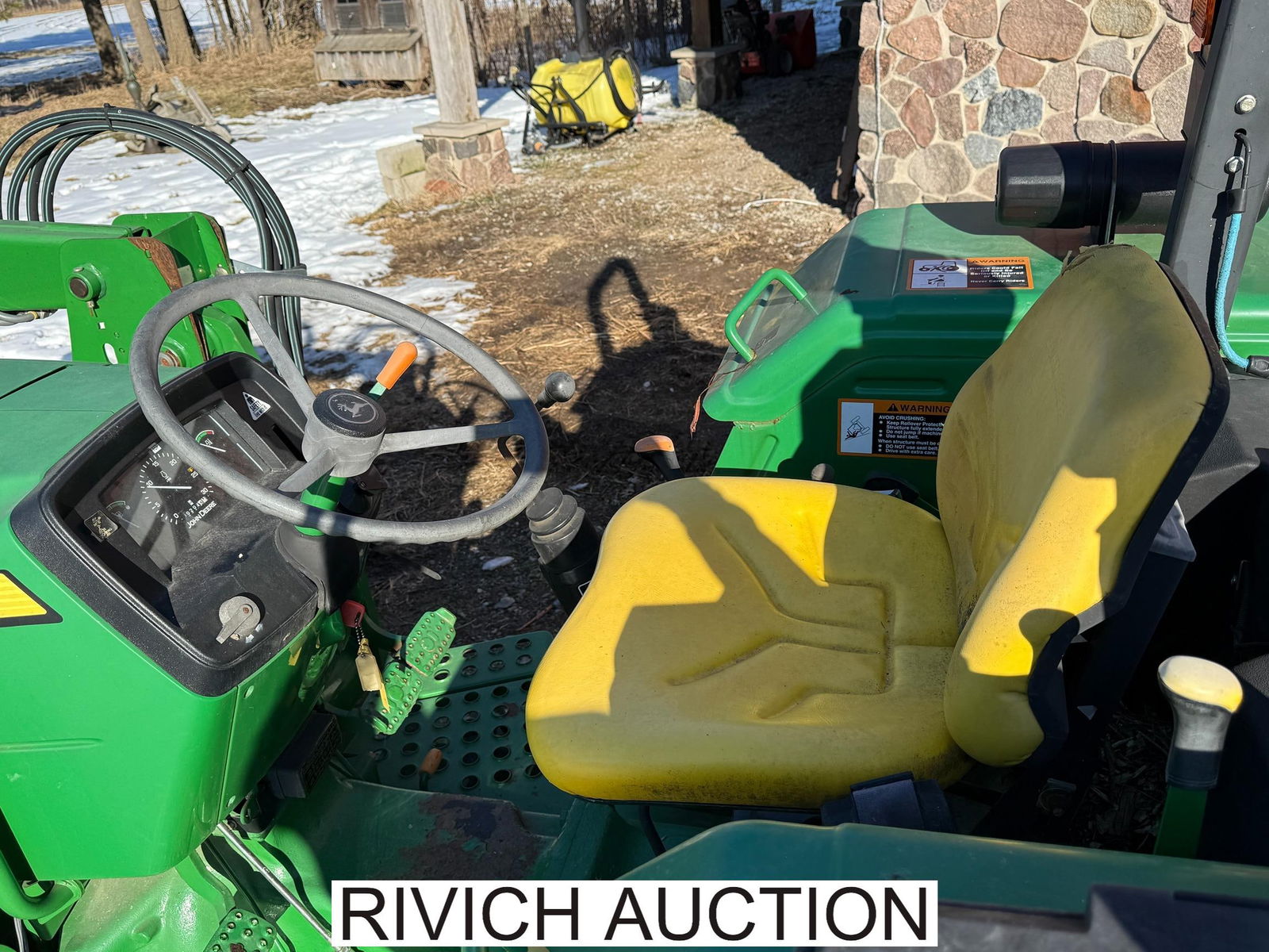 John Deere 5055E Tractor & 553 Loader - 10
