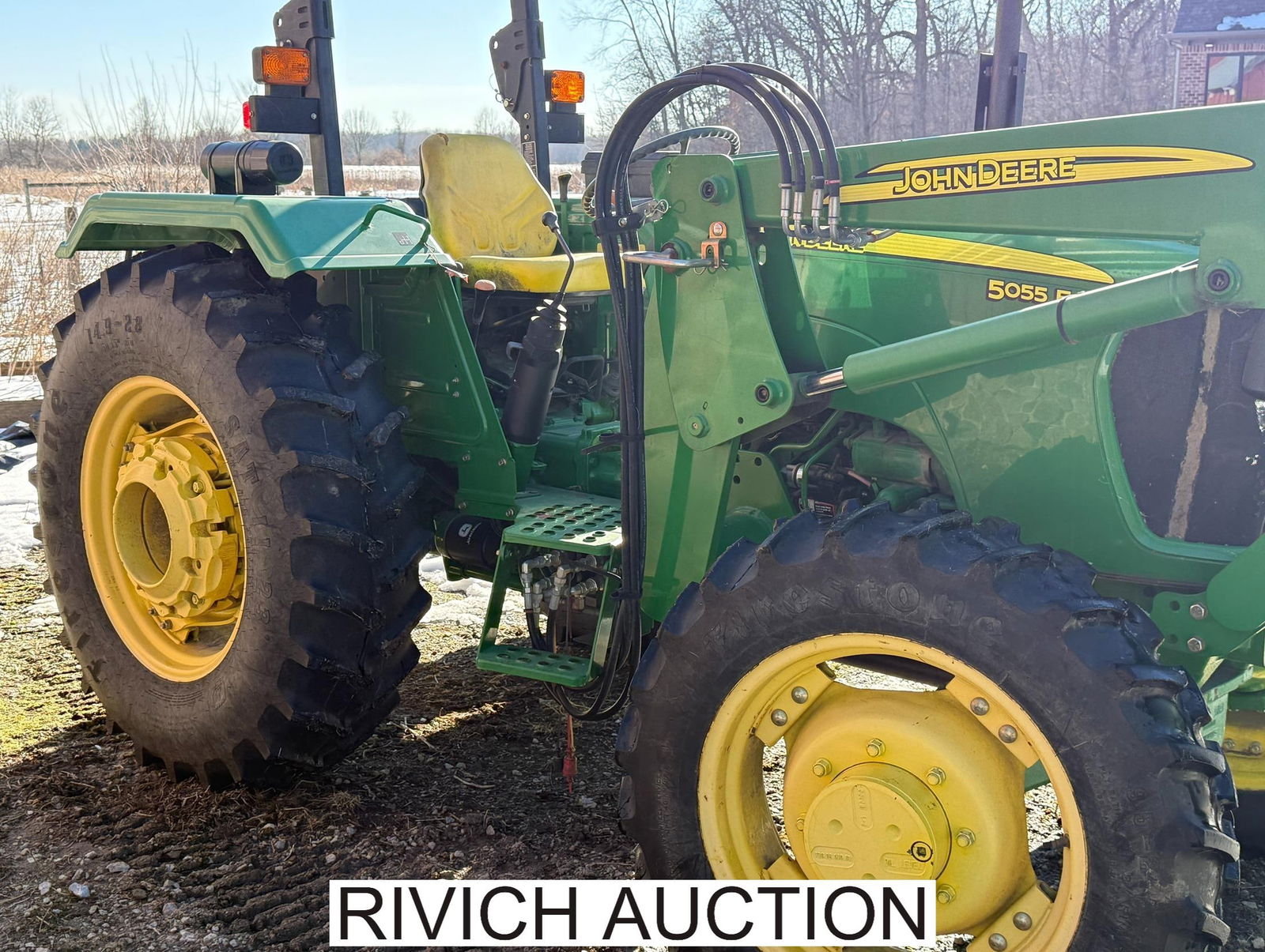 John Deere 5055E Tractor & 553 Loader - 11