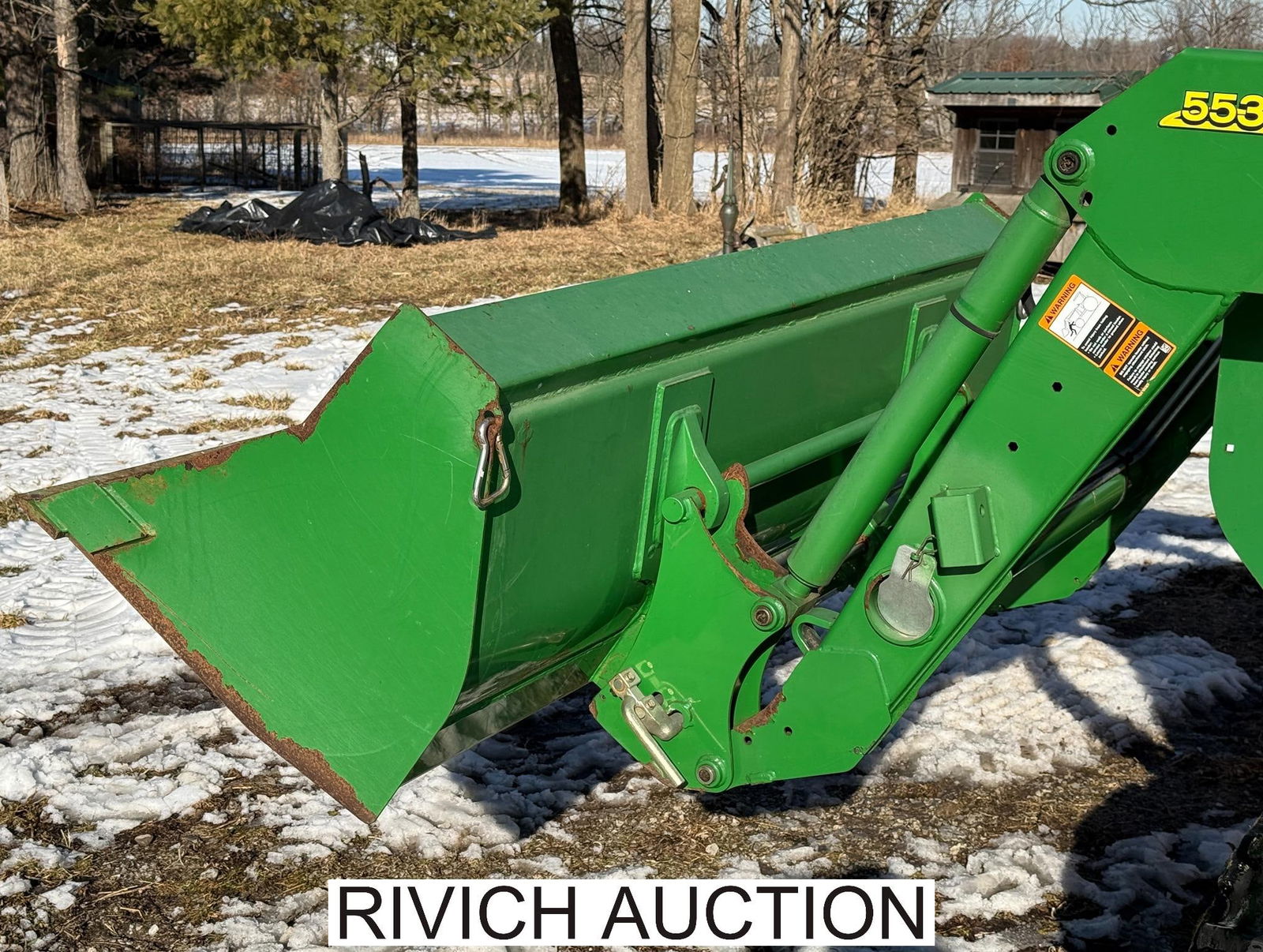 John Deere 5055E Tractor & 553 Loader - 13