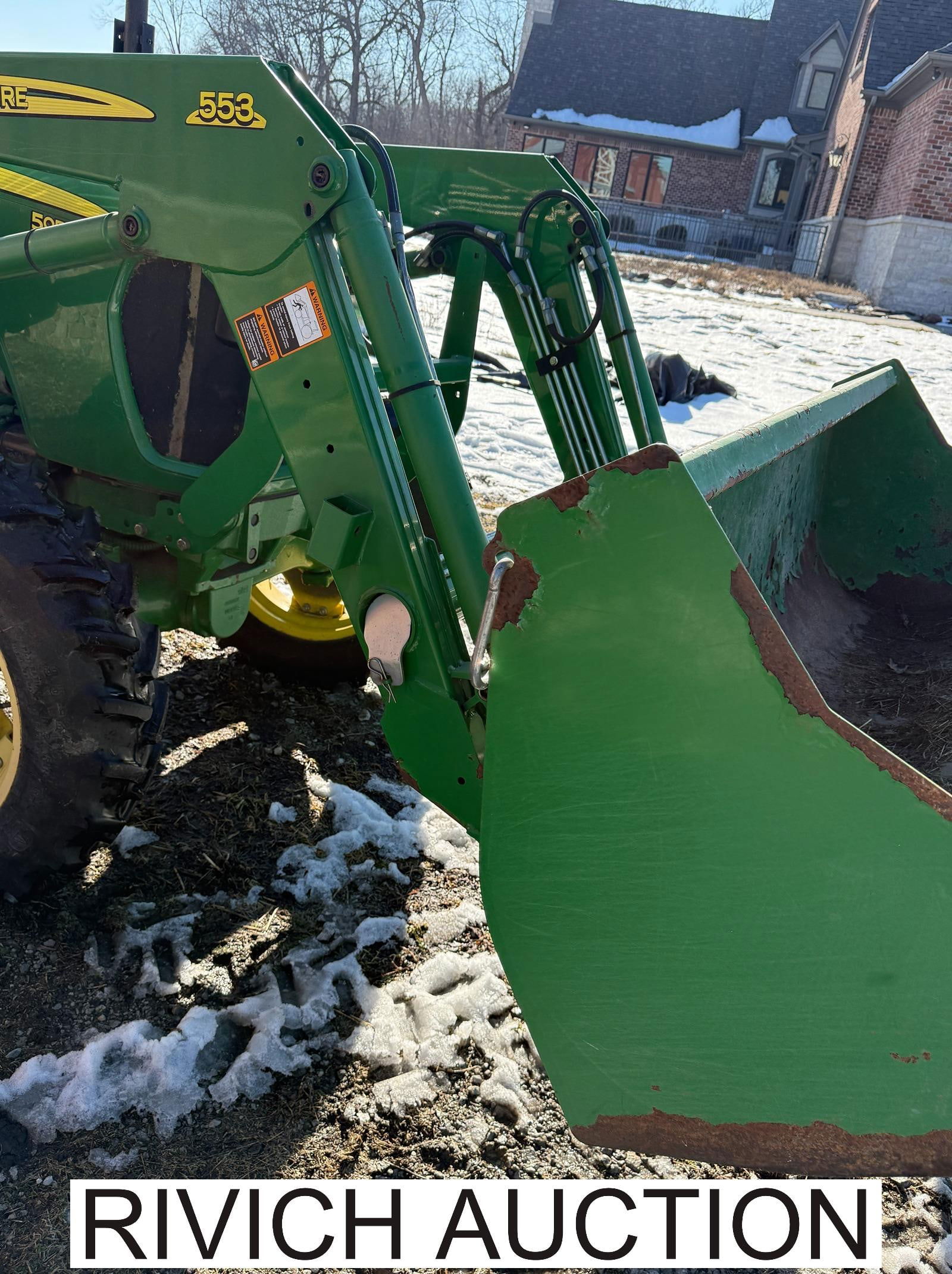 John Deere 5055E Tractor & 553 Loader - 15