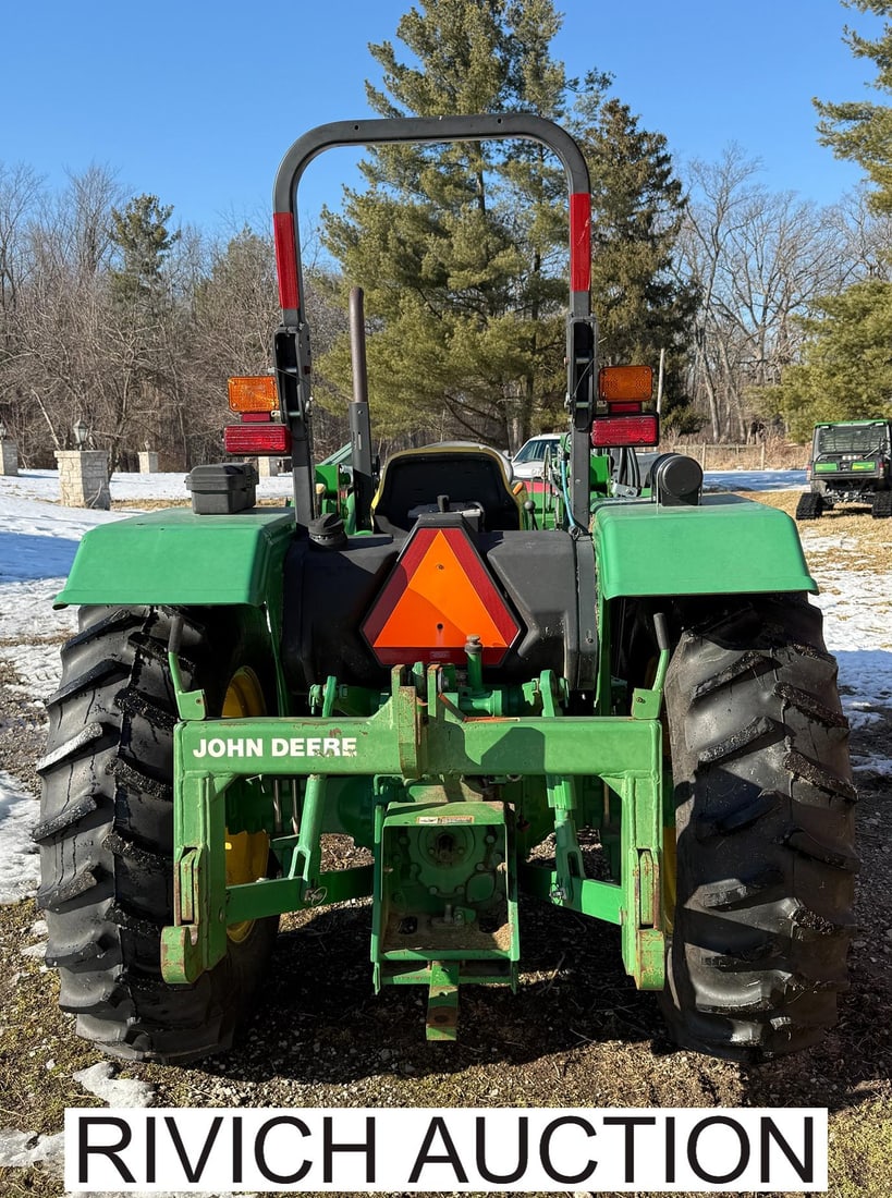 John Deere 5055E Tractor & 553 Loader - 8