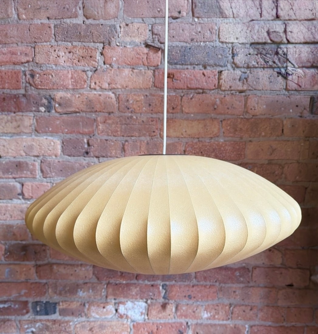 GEORGE NELSON (American, 1908-1986) Saucer Bubble Pendant Lamp (1 of 5)
