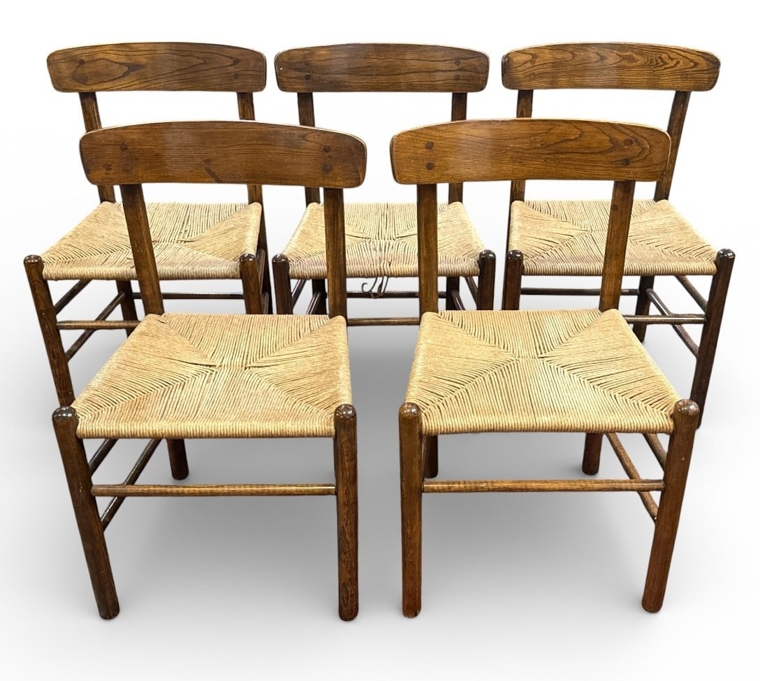 BORG MOGENSEN (Danish, 1914-1972) J39 Dining Chairs (1 of 6)