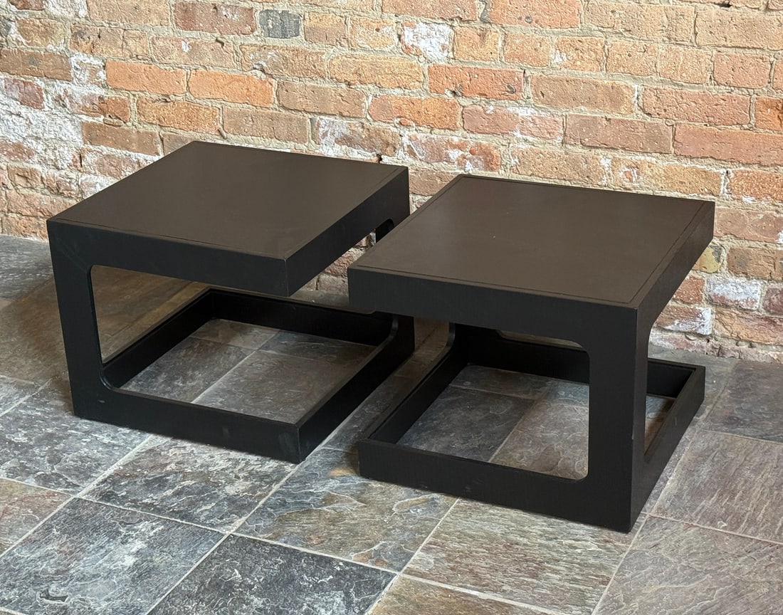 Constructivist Occasional Tables, Pair - 2