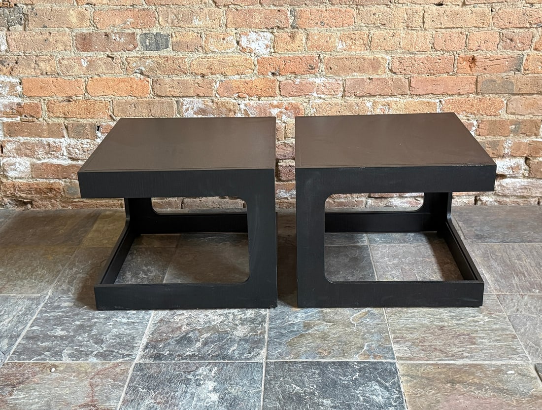 Constructivist Occasional Tables, Pair - 4