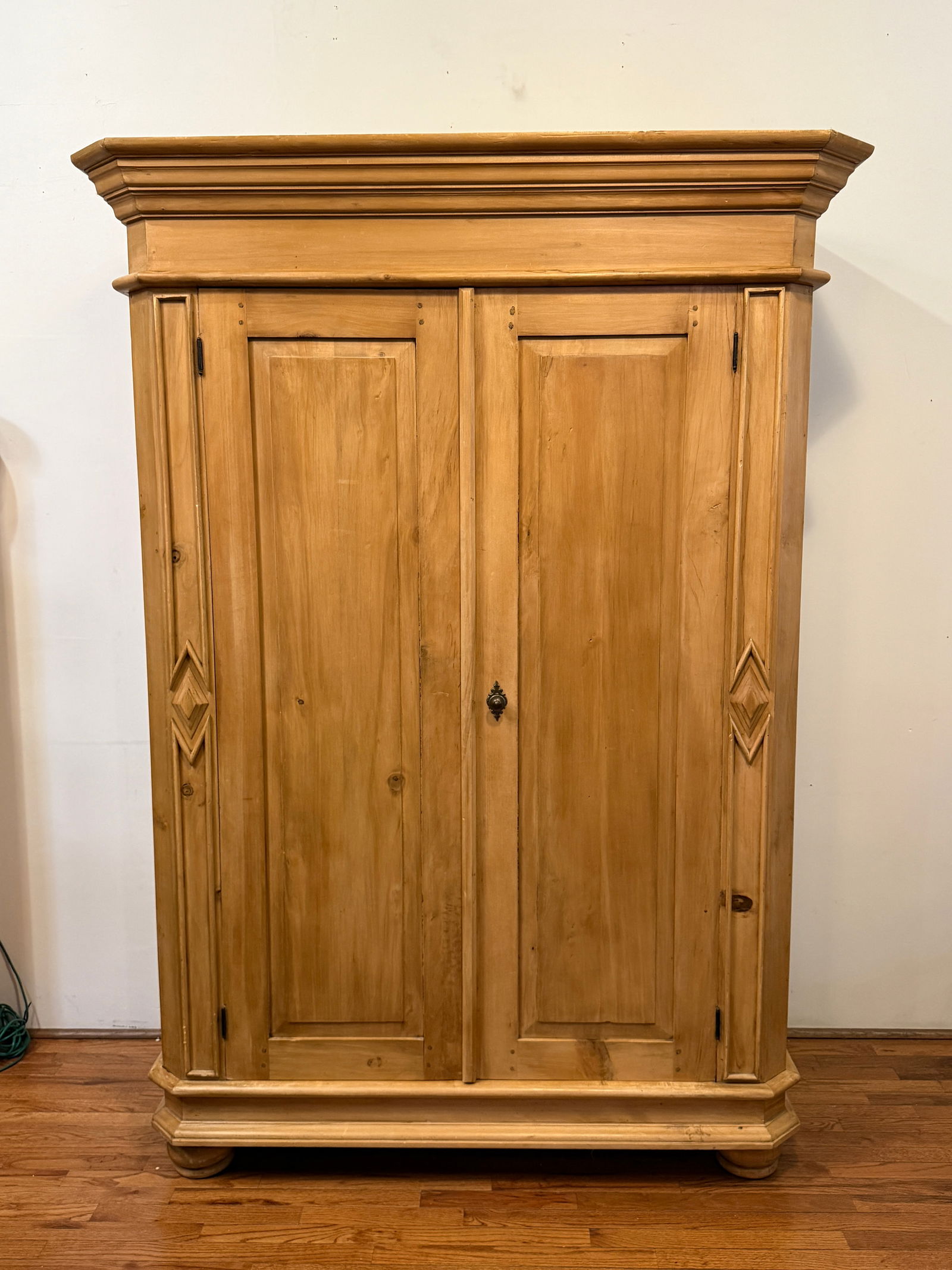 Traditional Pine Armoire - 2