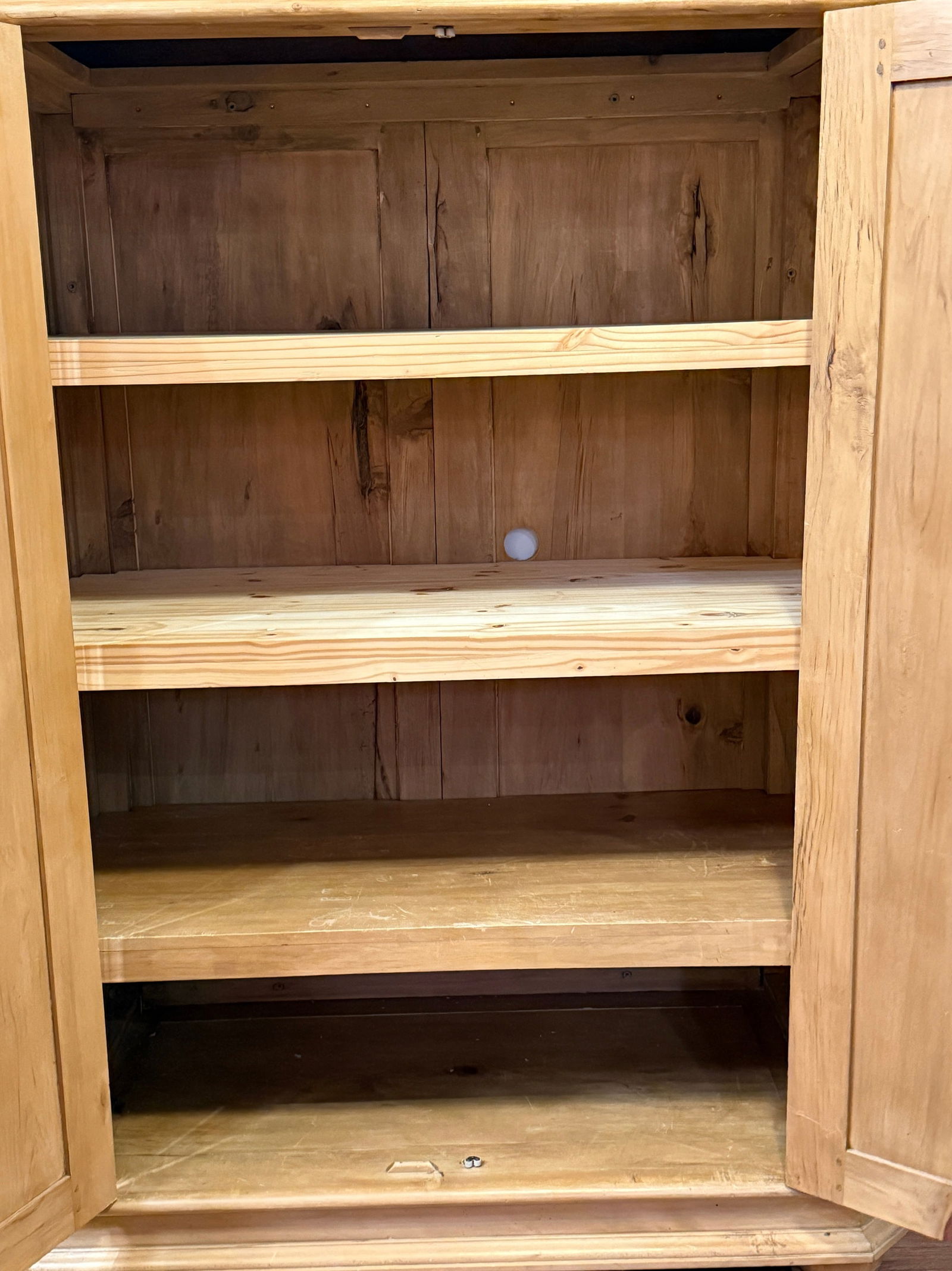 Traditional Pine Armoire - 6