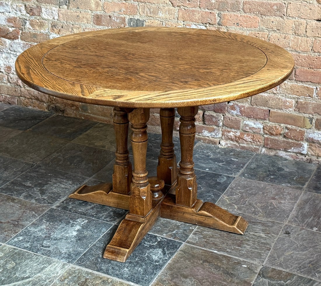 Vintage Oak Pub Table (1 of 5)