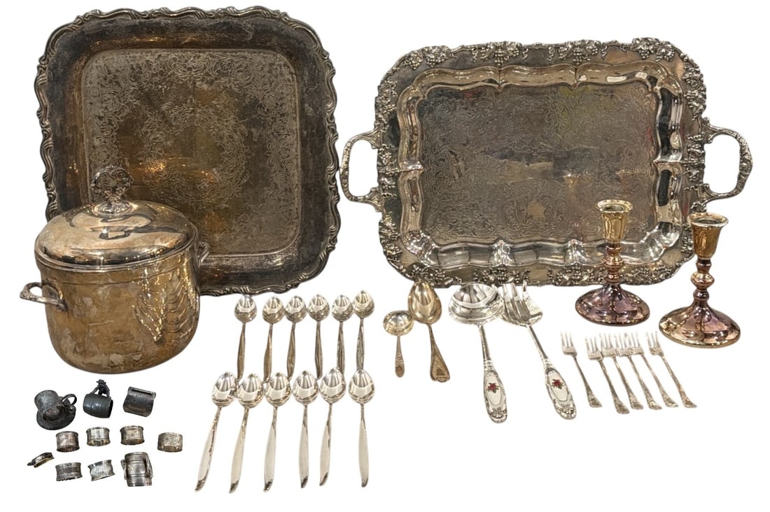 Collection of Silverplate Serveware (1 of 11)