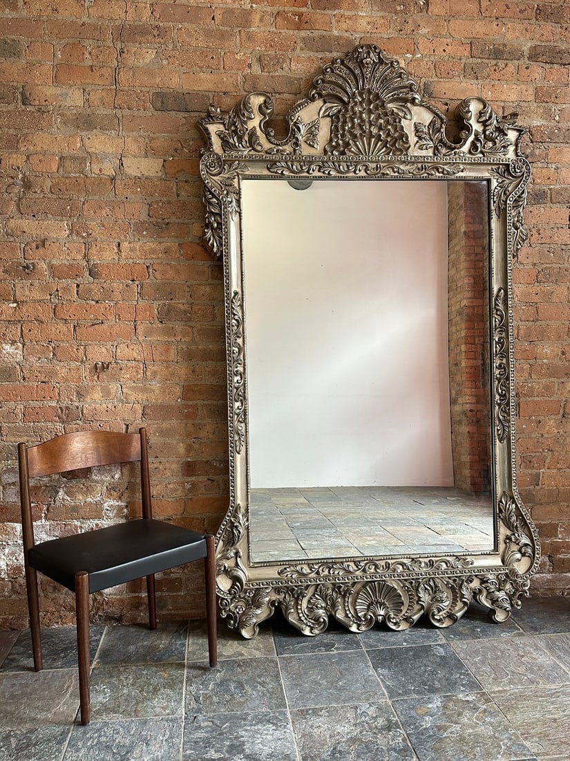 HOWARD ELLIOTT Marquette Antique Full Length Mirror: 83" H x 49" W x 2.25" D, purchased from FRONTGATE