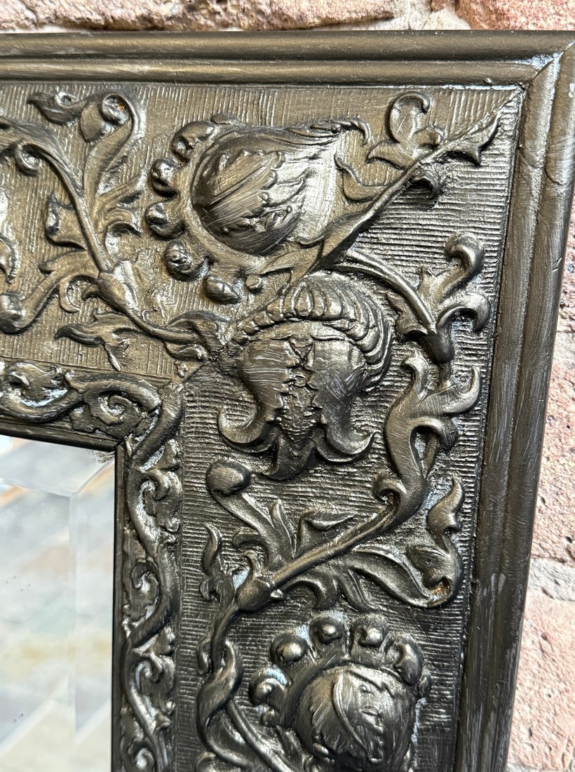 Gilt Flower Mirror - 2