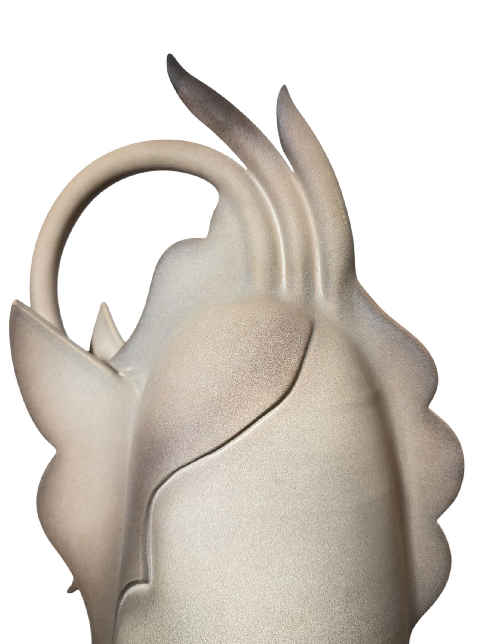 Abstract Ceramic Form, "Twilight Monarch" - 2