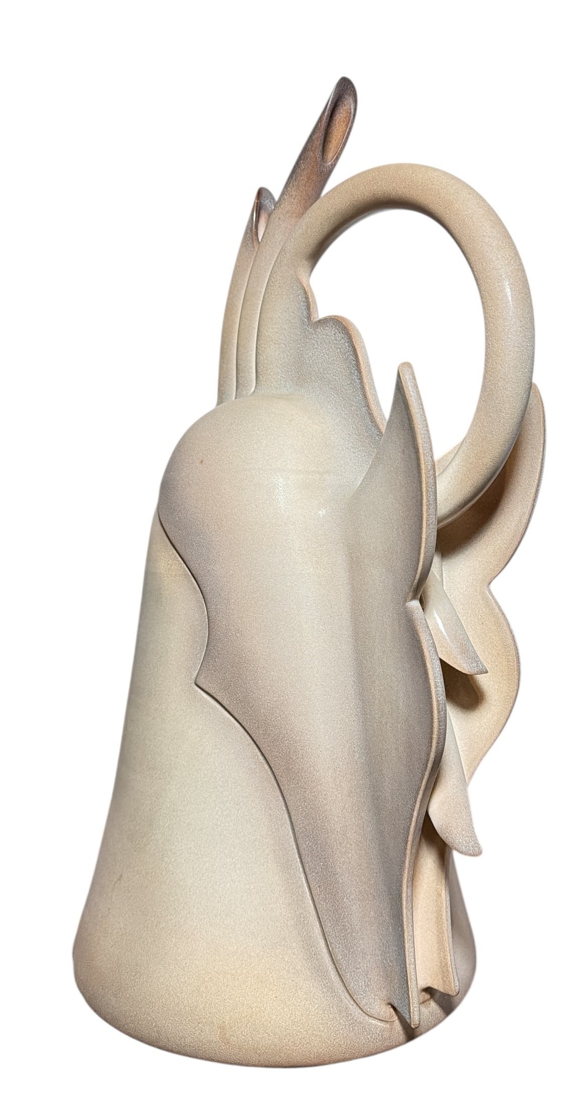 Abstract Ceramic Form, "Twilight Monarch" - 3