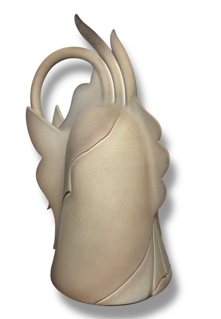 Abstract Ceramic Form, "Twilight Monarch" - 4