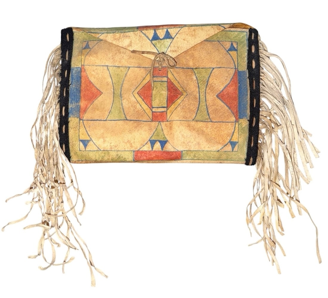 Native American Parfleche Raw Hide Envelope (1 of 3)