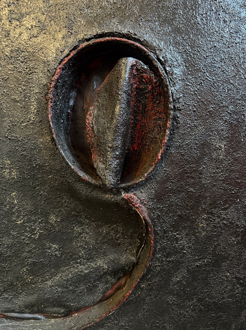 An Abstract Brutalist Papier Mache Work, EICH - 3