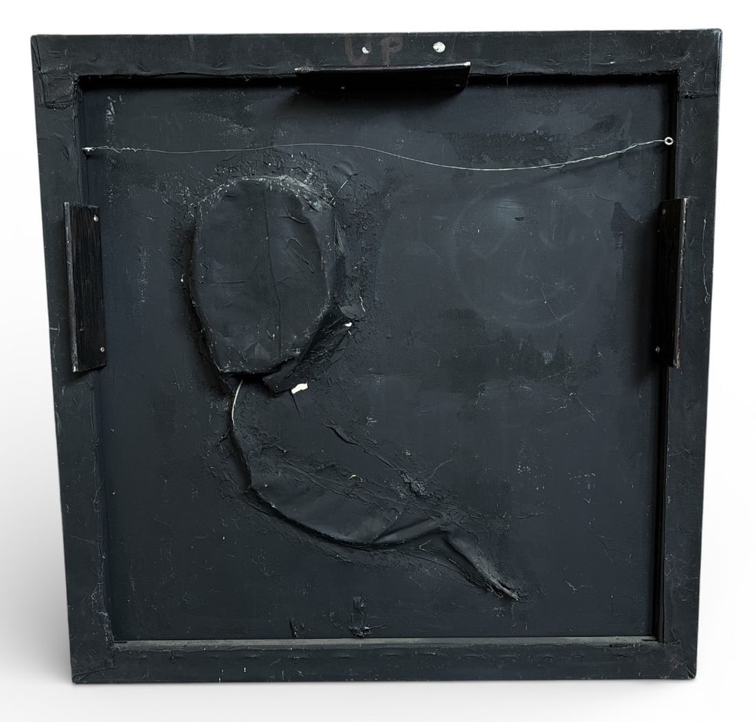 An Abstract Brutalist Papier Mache Work, EICH - 5