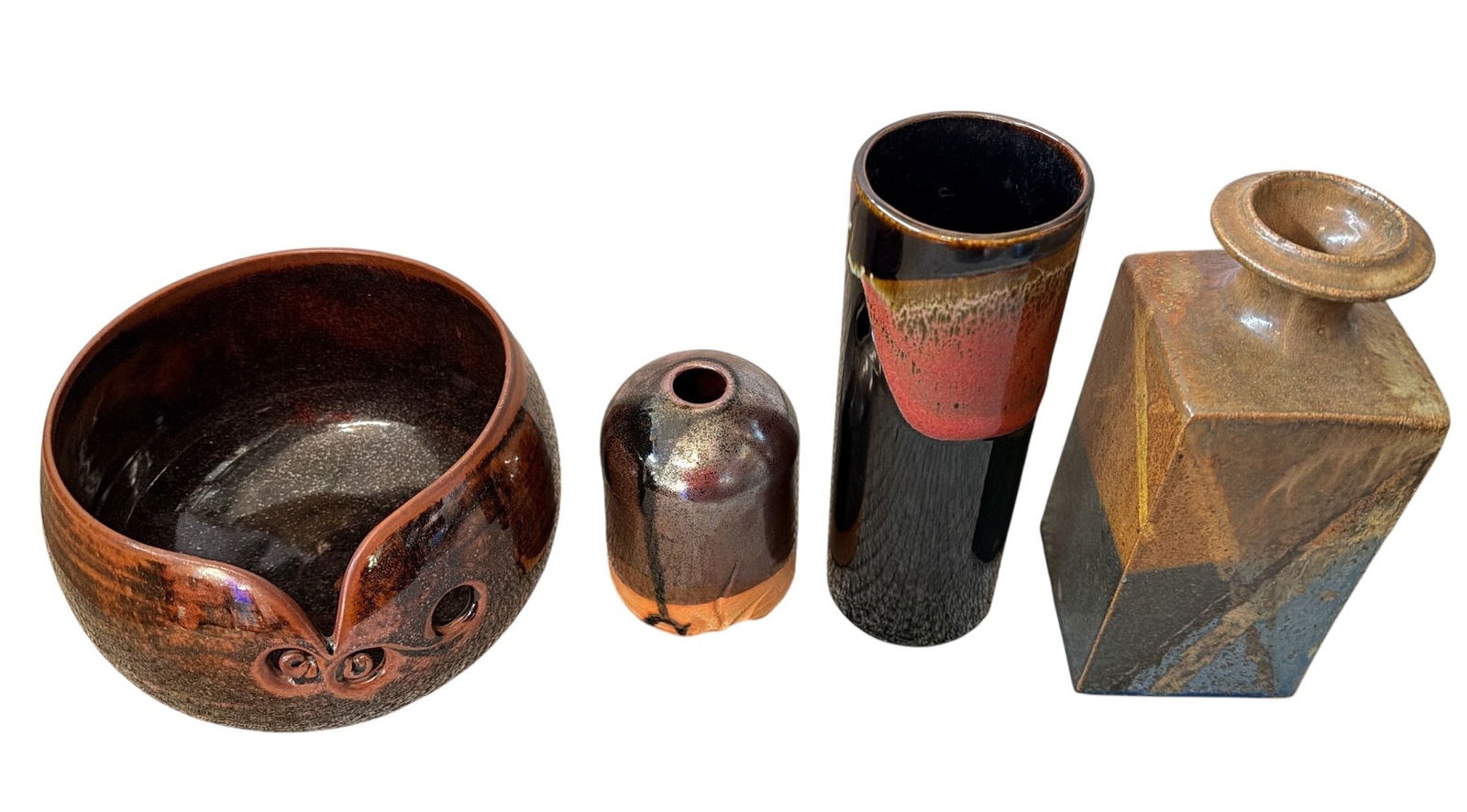 Collection Vintage Studio Pottery Vases - 3