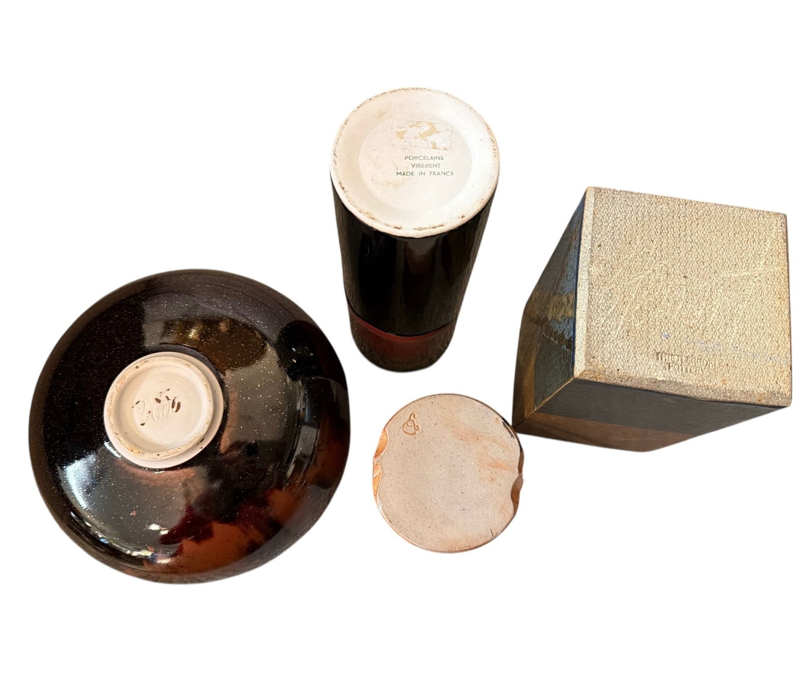 Collection Vintage Studio Pottery Vases - 4