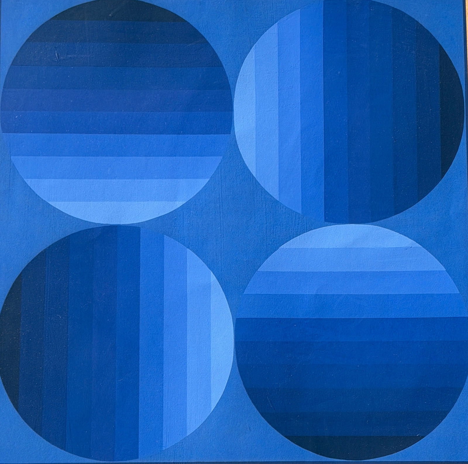 VICTOR VASARELY (Hungarian-French, 1906-1997) "Hold K" Op Art Serigraph: Measures 26.5" H x 21" W in the frame. Pencil signed in lower margin and M.C.