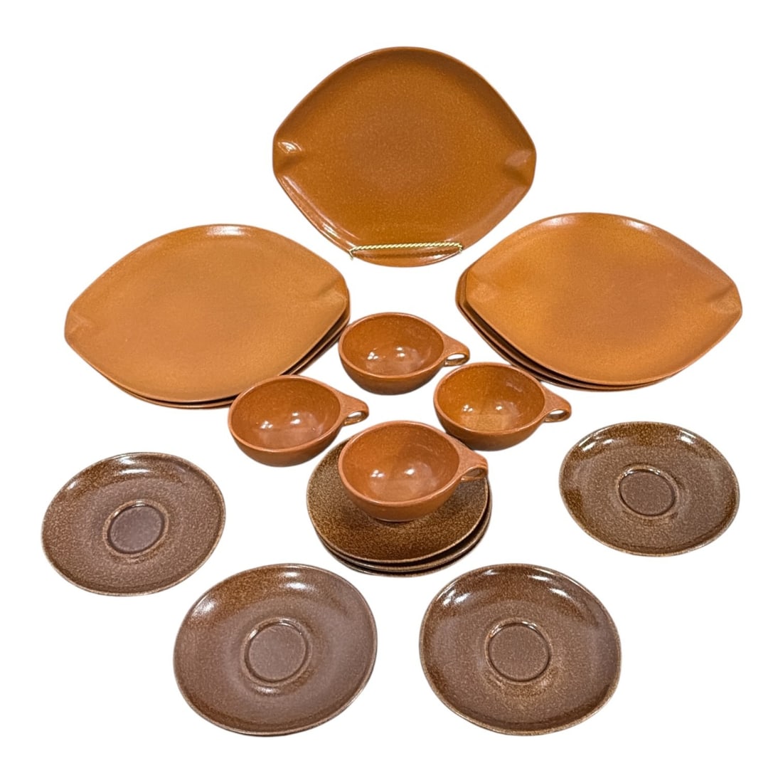 Collection of BEN SEIBEL (American, 1918-1985) for RAYMOR ROSEVILLE Dinnerware, 18 Pcs. (1 of 7)