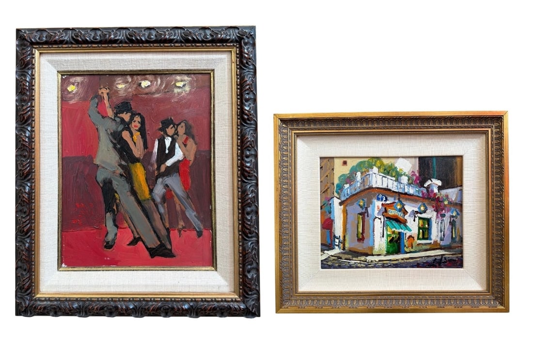 Two Latin American Oil Paintings, IGNACIO LOREFICE (Italian, b. 1943) (1 of 5)